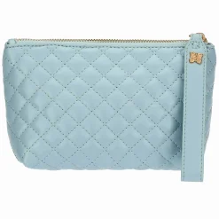 THUN Pochette in ecopelle trapuntata, azzurra* Borse, Portafogli E Trousse