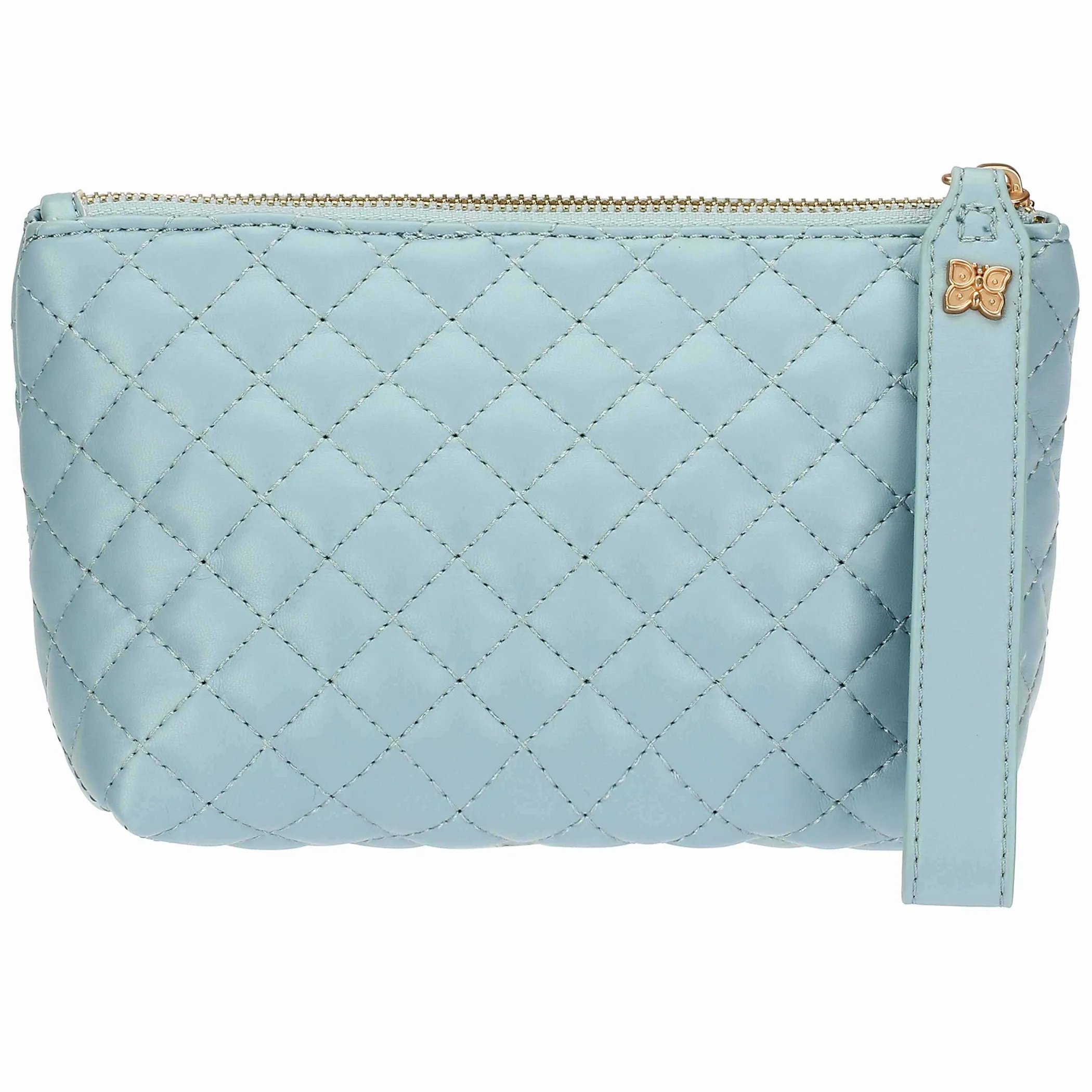 THUN Pochette in ecopelle trapuntata, azzurra* Borse, Portafogli E Trousse