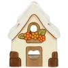 THUN Porta candela in ceramica a forma di casetta* Addobbi Natalizi|Candele Porta Candele
