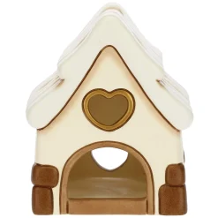 THUN Porta candela in ceramica a forma di casetta* Addobbi Natalizi|Candele Porta Candele
