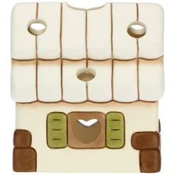 THUN Porta candela in ceramica a forma di casetta* Addobbi Natalizi|Candele Porta Candele