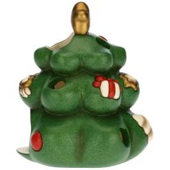 THUN Porta candela in ceramica a forma di albero di Natale* Addobbi Natalizi|Candele Porta Candele