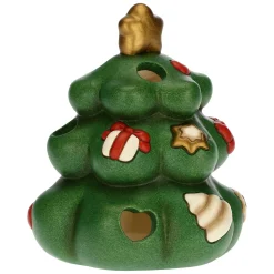 THUN Porta candela in ceramica a forma di albero di Natale* Addobbi Natalizi|Candele Porta Candele