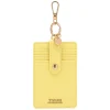 THUN Porta carte con gancio in ecopelle, giallo* Borse, Portafogli E Trousse