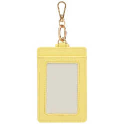 THUN Porta carte con gancio in ecopelle, giallo* Borse, Portafogli E Trousse