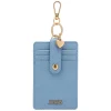 THUN Porta carte con gancio in ecopelle, azzurro* Borse, Portafogli E Trousse