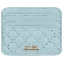 THUN Porta carte in ecopelle, azzurro* Borse, Portafogli E Trousse