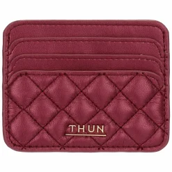 THUN Porta carte in ecopelle, cherry* Borse, Portafogli E Trousse
