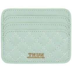 THUN Porta carte in ecopelle piccolo, verde* Borse, Portafogli E Trousse
