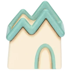 THUN Porta diffusore a forma di casetta con fiore in ceramica* Diffusori