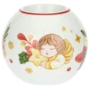 THUN Porta tea-light a forma di pallina di Natale in porcellana Sorprese di Natale* Candele Porta Candele