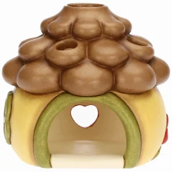 THUN Porta tea-light casetta a forma di pigna in ceramica Inverno Incantato* Candele Porta Candele