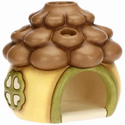 THUN Porta tea-light casetta a forma di pigna in ceramica Inverno Incantato* Candele Porta Candele