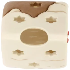THUN Porta tea-light casetta con vischio in ceramica Inverno Incantato* Candele Porta Candele