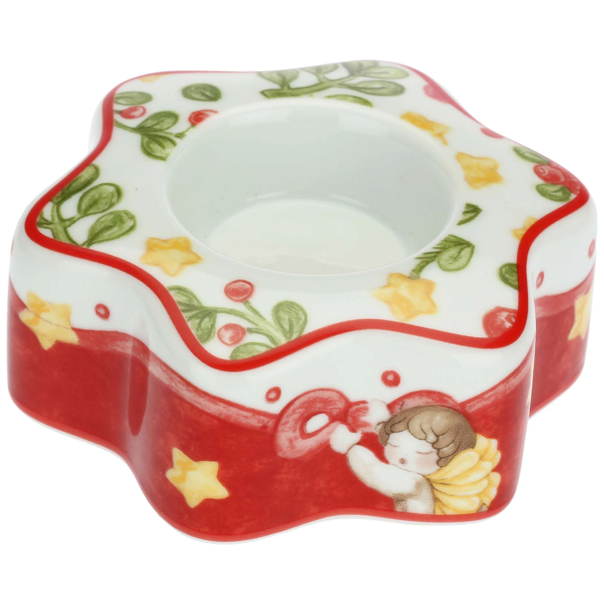 THUN Porta tealight Sweet Christmas a forma di stella* Candele Porta Candele