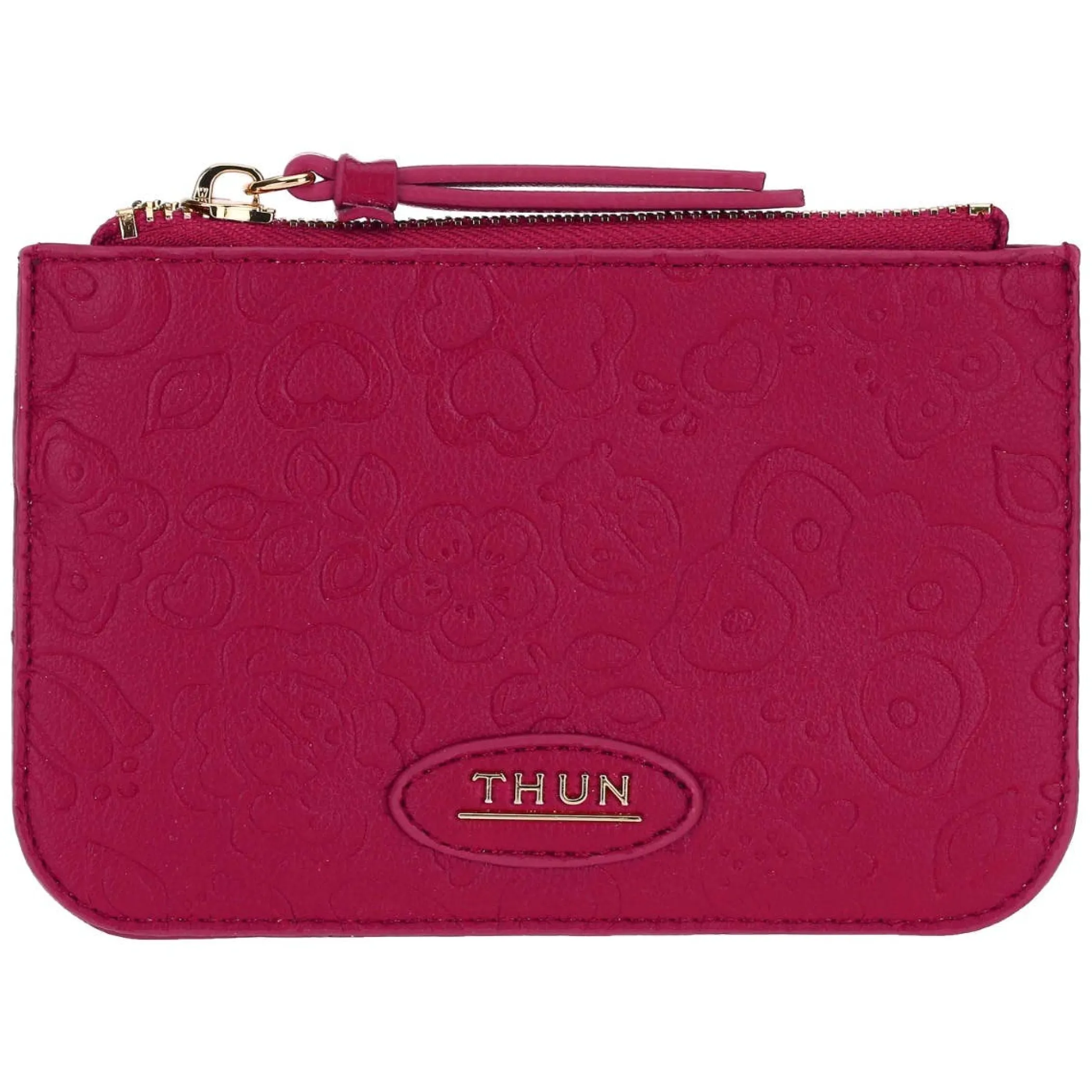 THUN Portachiavi a bustina in ecopelle bordeaux Sempre con me* Portachiavi