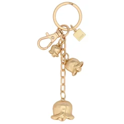 THUN Portachiavi in metallo 3 charms tulipani* Portachiavi