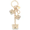 THUN Portachiavi in metallo 3 charms farfalle* Portachiavi