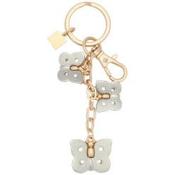 THUN Portachiavi in metallo 3 charms farfalle* Portachiavi