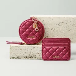 THUN Portachiavi rotondo con zip, cherry* Borse, Portafogli E Trousse