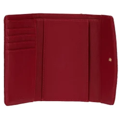 THUN Portafogli con chiusura bottone in ecopelle bordeaux Sempre con me* Borse, Portafogli E Trousse