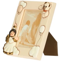 THUN Portafoto Angelo con Teddy in ceramica* Angelo|Portafoto E Cornici