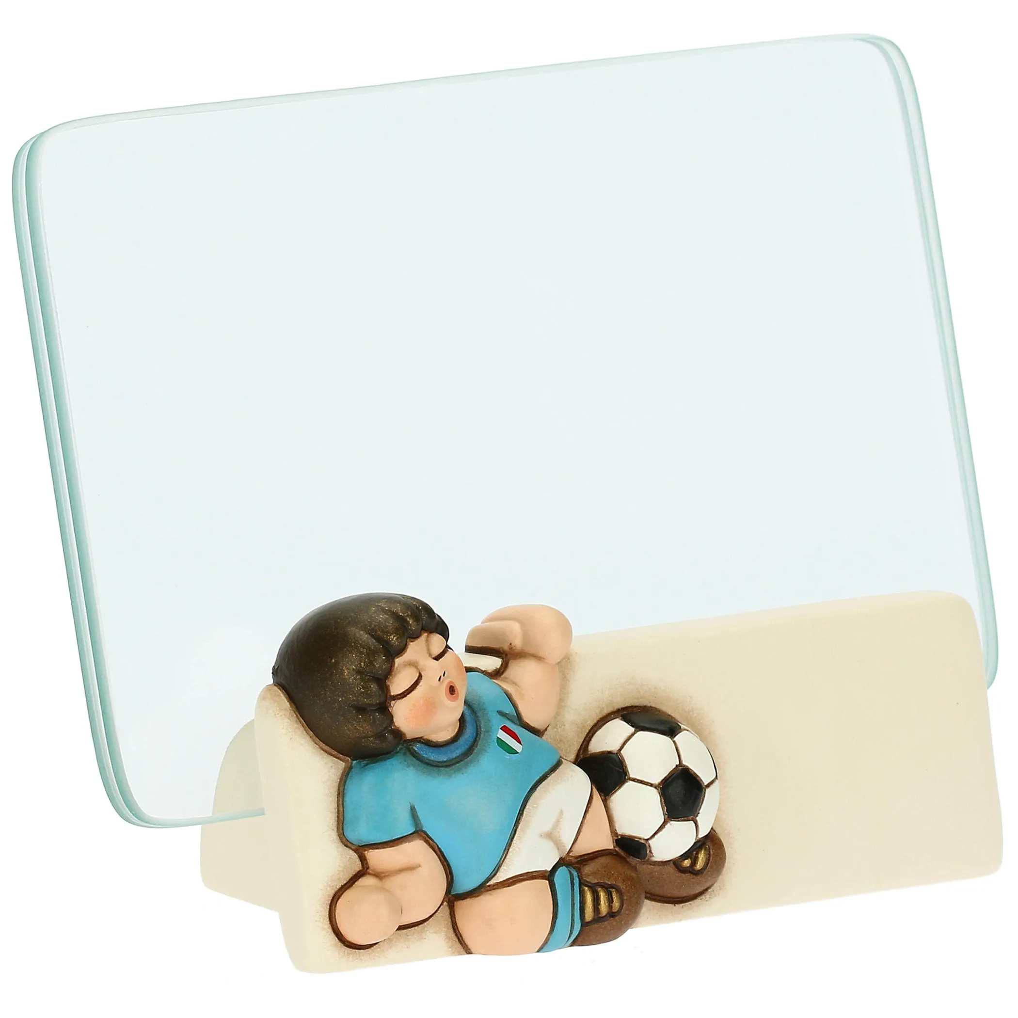 THUN Portafoto con calciatore* Bomboniere Comunione|Portafoto E Cornici