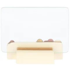 THUN Portafoto con cuori in vetro e ceramica Angel Love, medio* Portafoto E Cornici|Figure