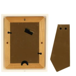 THUN Portafoto con fiore di malva in ceramica Racconti d'Autunno, grande* Portafoto E Cornici