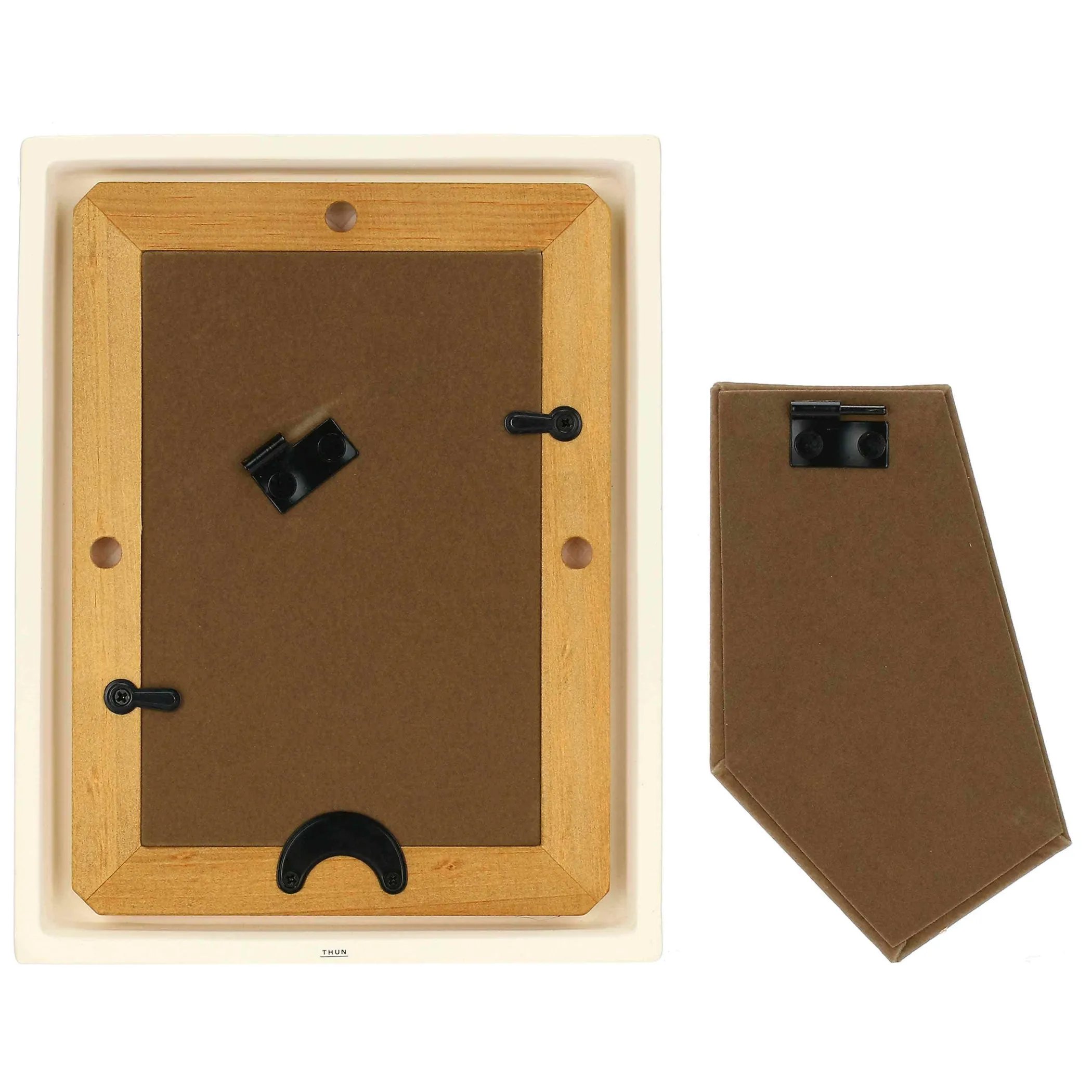 THUN Portafoto con margherite e fiocco in ceramica, medio* Portafoto E Cornici