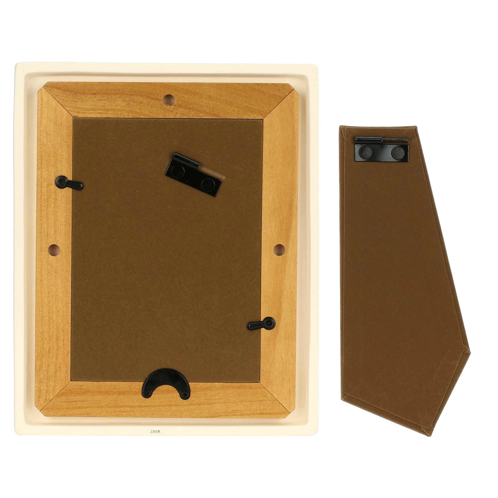 THUN Portafoto con margherite e fiocco in ceramica, grande* Portafoto E Cornici