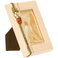 THUN Portafoto in ceramica con coccinella e fiori* Country Bloom E Sublime|Portafoto E Cornici