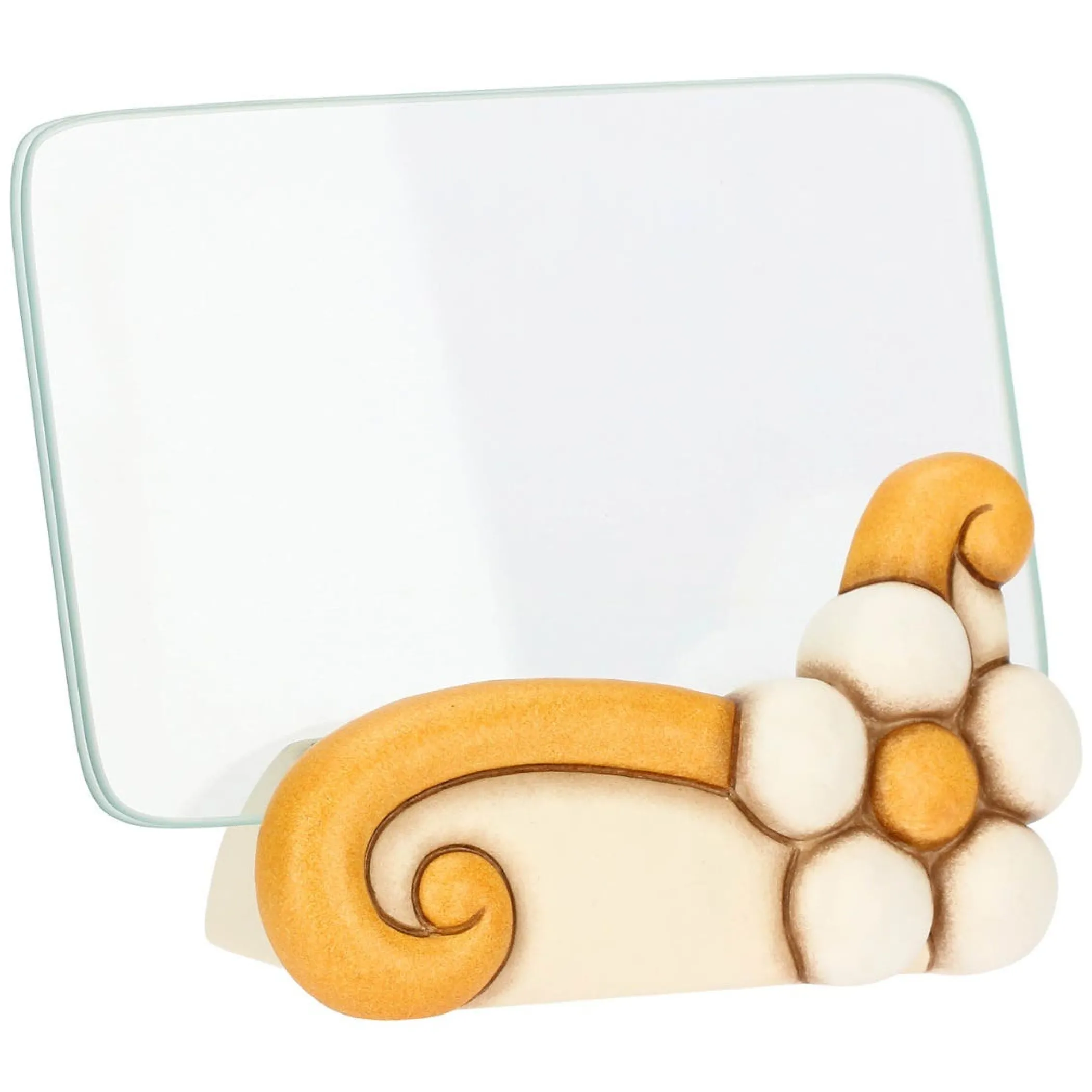 THUN Portafoto in ceramica e vetro Eolia con margherita, medio* Portafoto E Cornici