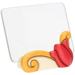 THUN Portafoto in ceramica e vetro Eolia con tulipano, piccolo* Portafoto E Cornici