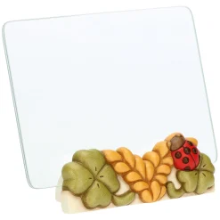 THUN Portafoto in vetro con coccinella Fiori e Fantasia* Portafoto E Cornici