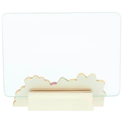 THUN Portafoto in vetro con girasole e papavero Fiori e Fantasia* Portafoto E Cornici