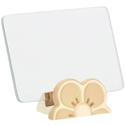 THUN Portafoto in vetro e ceramica con base a forma di fiore Iconic Elegance* Iconic Elegance|Portafoto E Cornici