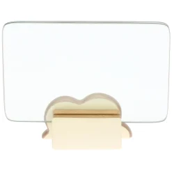 THUN Portafoto in vetro e ceramica con base a forma di fiore Iconic Elegance, rosa* Iconic Elegance|Portafoto E Cornici