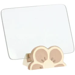 THUN Portafoto in vetro e ceramica con base a forma di fiore Iconic Elegance, rosa* Iconic Elegance|Portafoto E Cornici