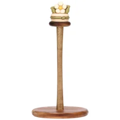 THUN Portarotolo in legno e ceramica Country Bloom* Altri Complementi Per La Tavola