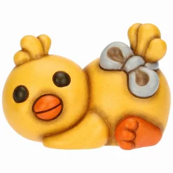 THUN Pulcino Polly con fiocco in ceramica, piccolo* Animali E Mini Animali|Figure