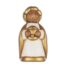 THUN Re Magio Melchiorre con oro Presepe Classico bianco* Presepe