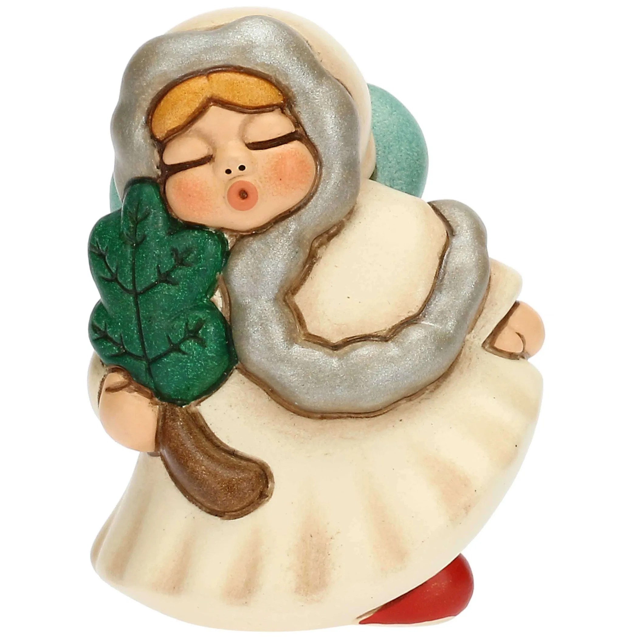 THUN Regina delle Fate Shaila con foglia di abete in ceramica Bosco Magico* Bomboniere Cresima|Bomboniere Comunione