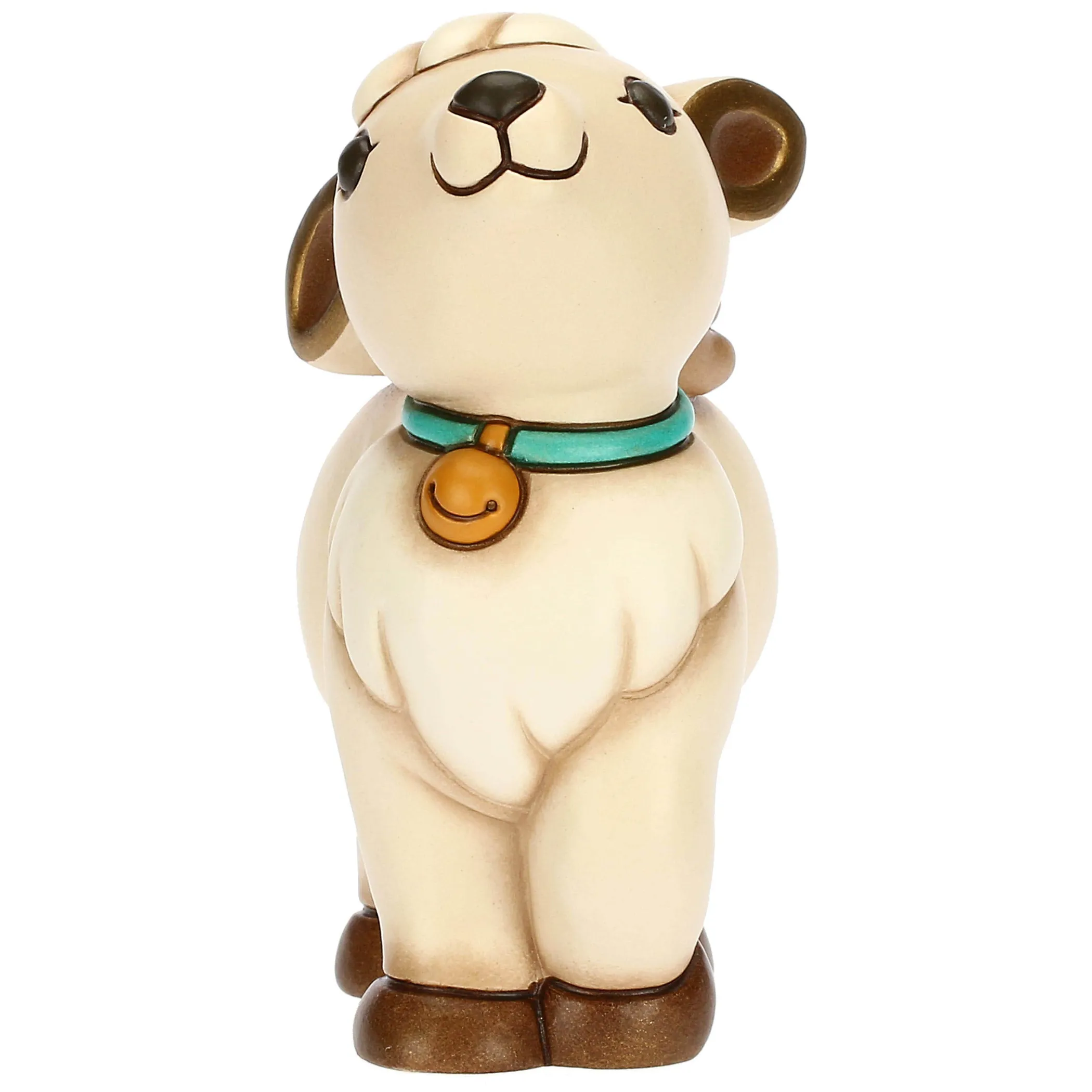 THUN Renna Robin in piedi in ceramica, media* Addobbi Natalizi|Figure