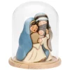 THUN Sacra Famiglia in ceramica con campana in vetro* Presepe