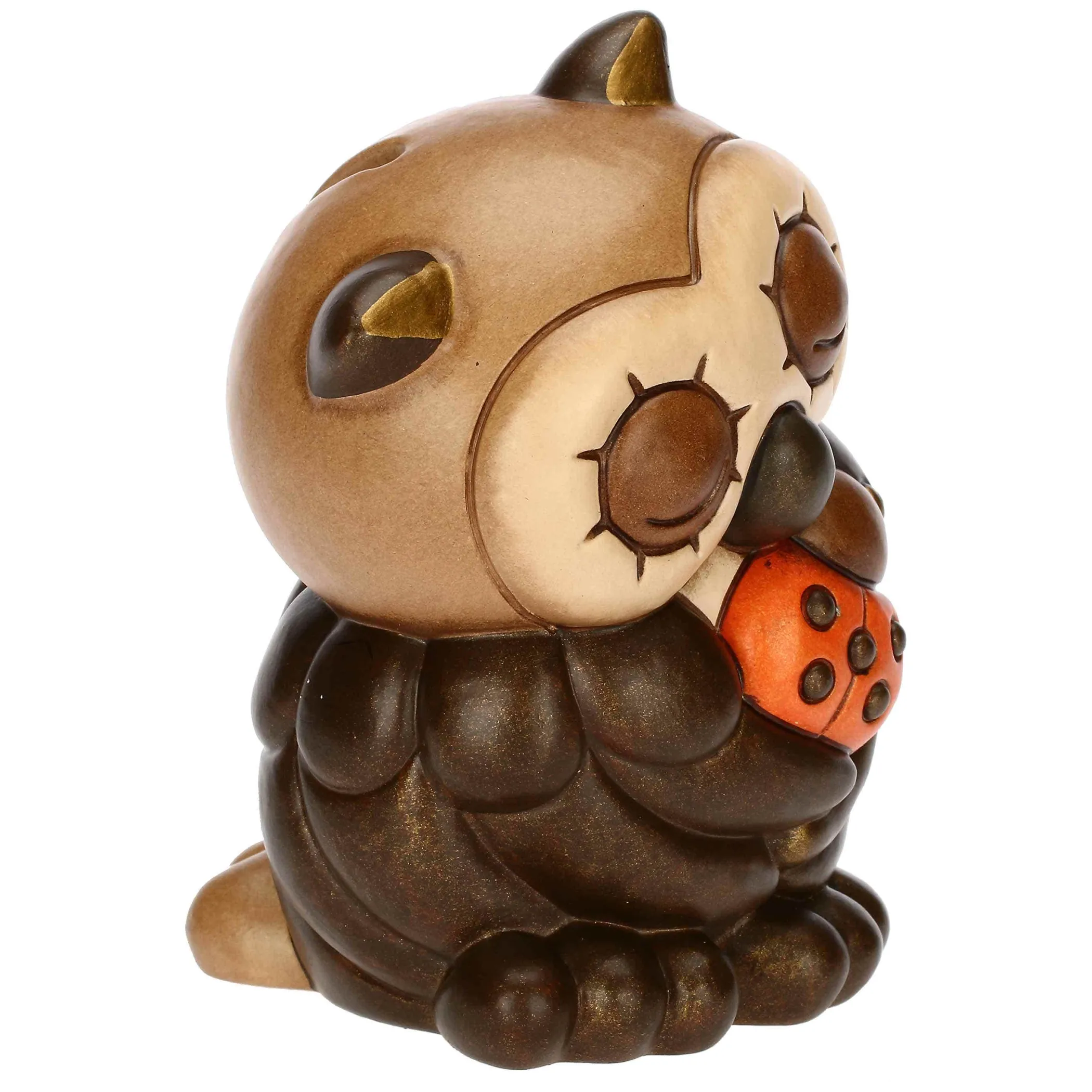 THUN Salvadanaio con gufo Lucky in ceramica* Animali E Mini Animali|Bomboniere Comunione