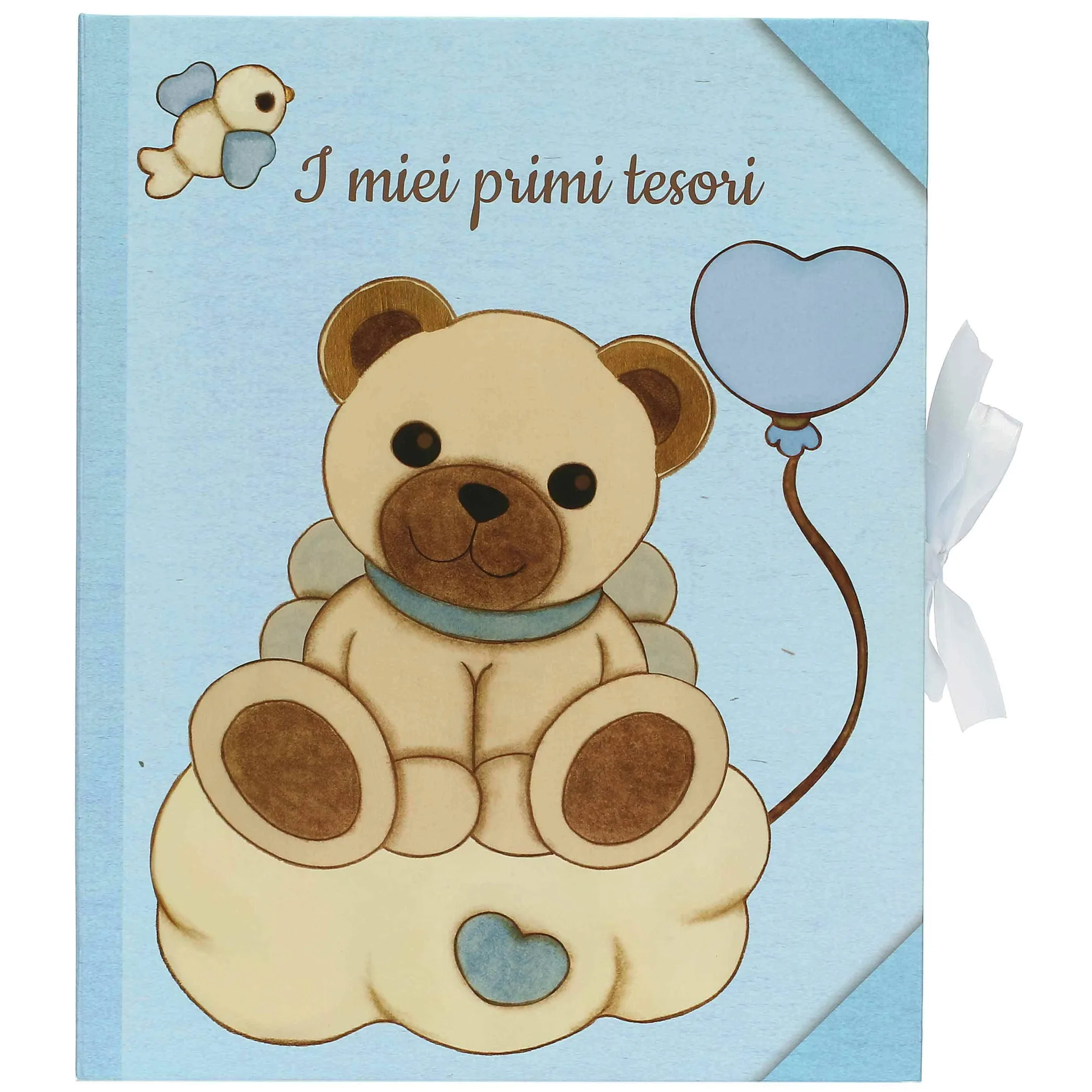 THUN Scatola ricordi blu con Teddy* Regalo Nascita