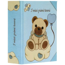 THUN Scatola ricordi blu con Teddy* Regalo Nascita