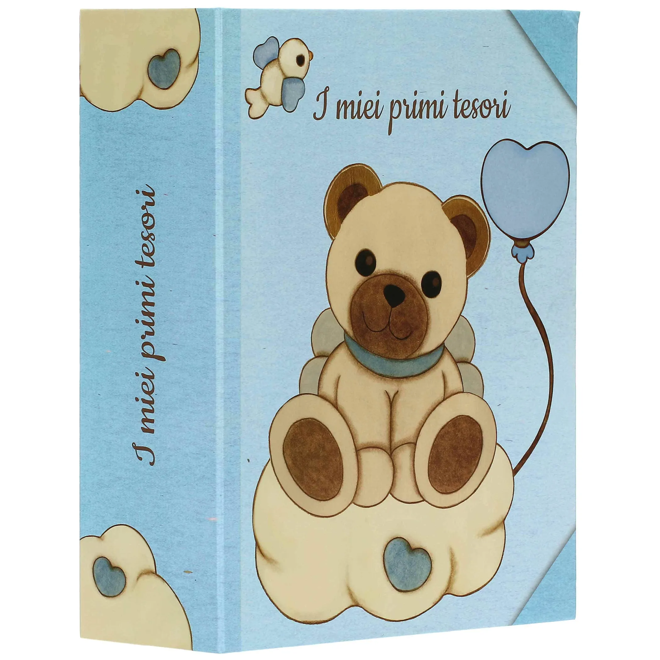 THUN Scatola ricordi blu con Teddy* Regalo Nascita