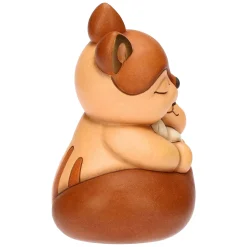 THUN Scoiattolo Diva con cucciolo in ceramica* Animali E Mini Animali|Figure
